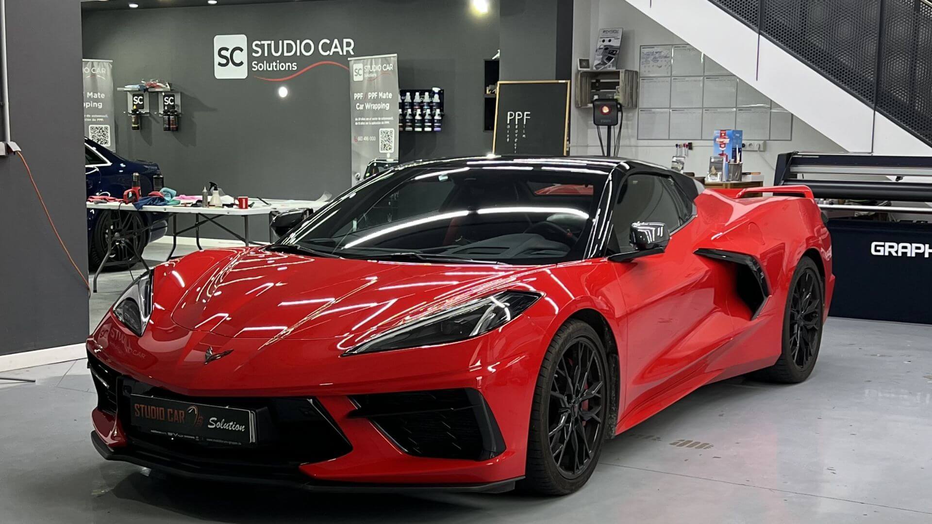 Coche recién pintado ppf