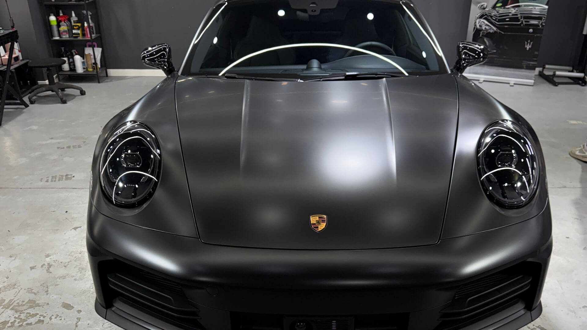 Porsche 911 con PPF de Color