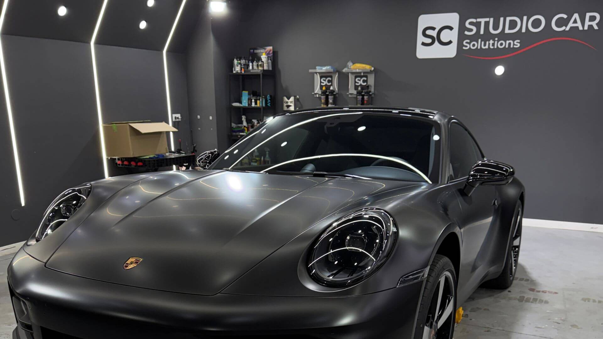 Porsche 911 con PPF de Color